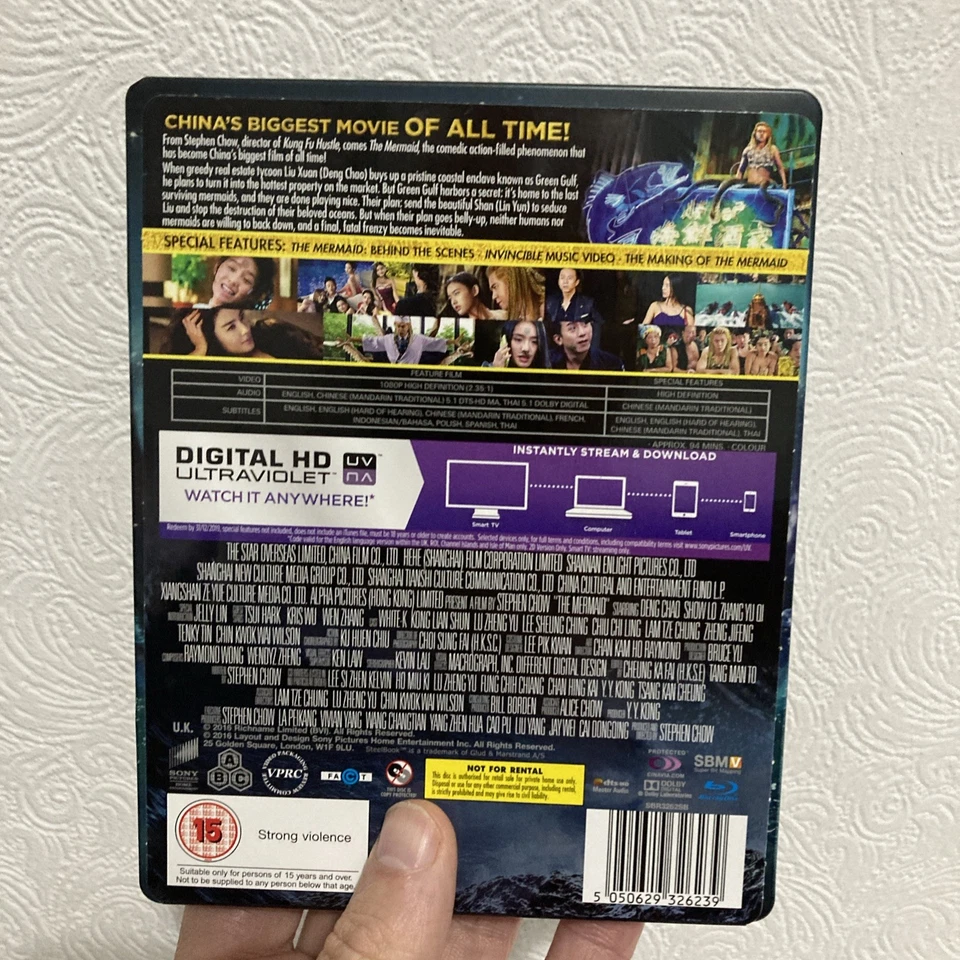 The Mermaid Stephen Chow Blu-Ray SteelBook BR multi region  - Image 3 of 4