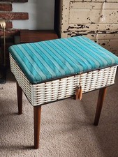 1950s/1960s Dansette Leg Sewing Box green