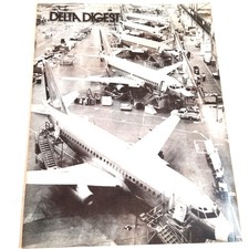 Delta Air Lines Digest Magazine May 1984 - Vintage Airline Collectible