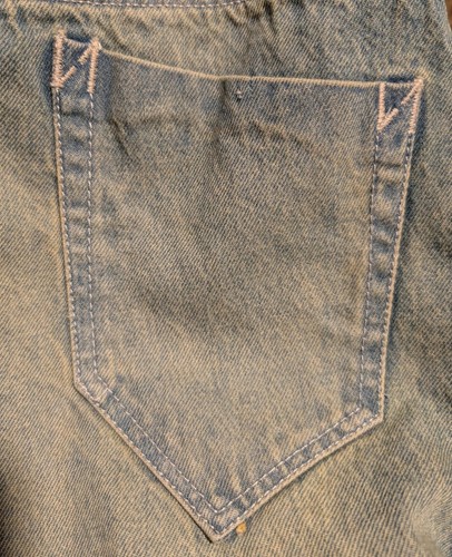 Novemb3r Kaori5 Drop Crotch Jeans Pants in Dirty Wash Denim Size 27(14.5")x27" - Picture 18 of 23