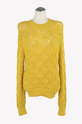 Vanessa Bruno Damen Pullover Gr. 36 (S) Gelb Pullover Pullover Langarm