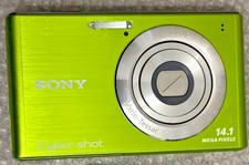 Sony Cyber shot DSC-W550 14.1MP 4.0x Compact Digital Camera Green F/S From Japan