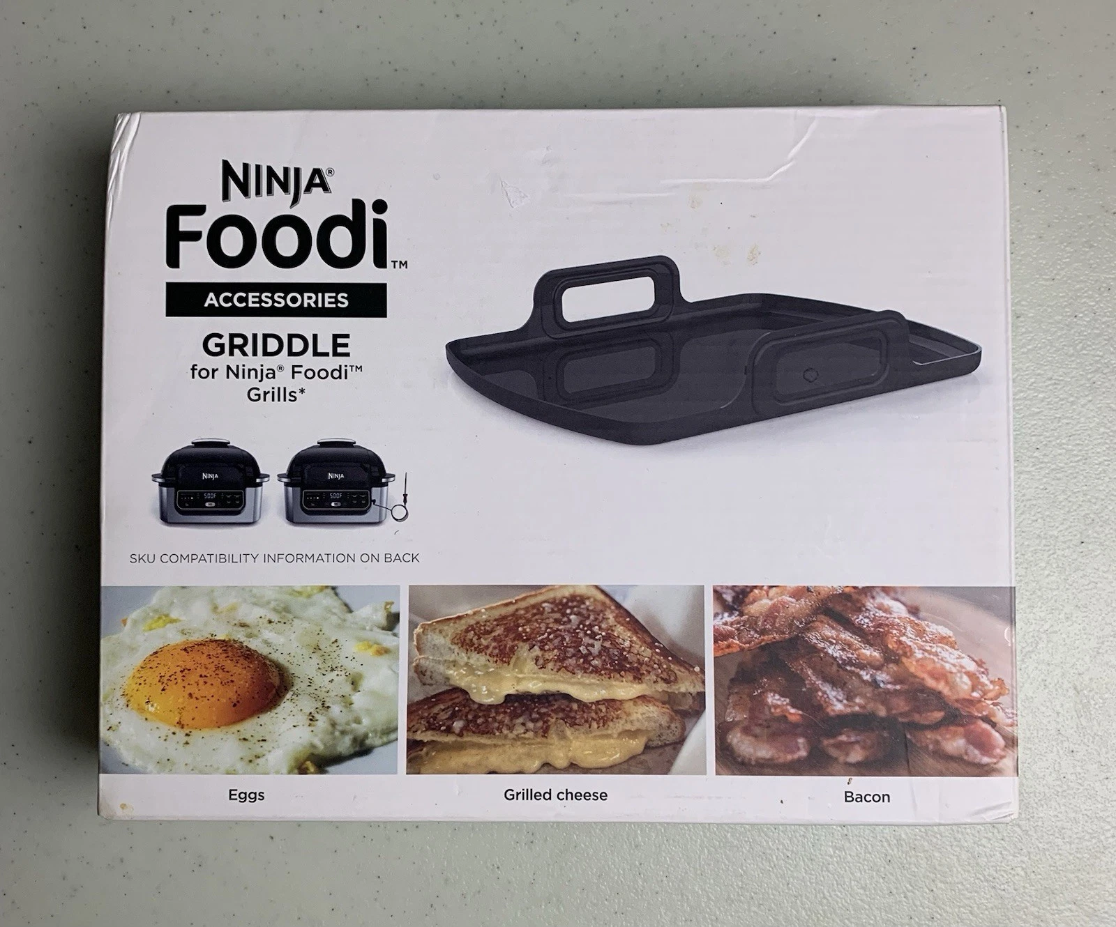 Ninja Foodi Griddle Accessory Grill NEW 123KY300 Compatible With AG300 & AG400