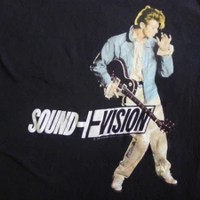 90's Vintage 1990 David Bowie Sound + Vision World Tour Concert T-Shirt Brockum