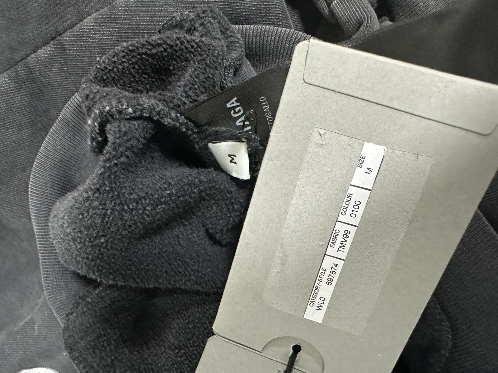 Balenciaga Felpa con cappuccio oversize da donna 109803025