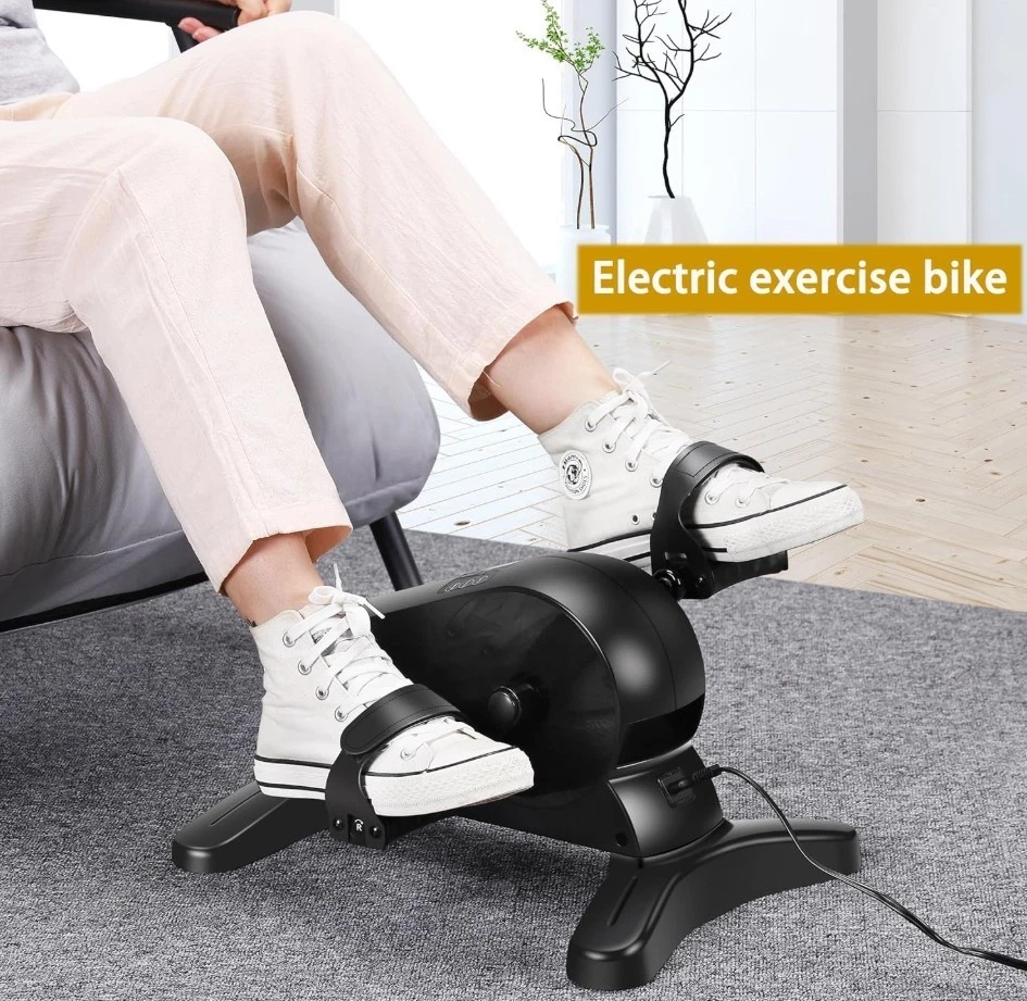 Electric Pedal Exercicser mini Motorized Exercise Bike for Leg & Arm Under Desk - Image 3 of 4
