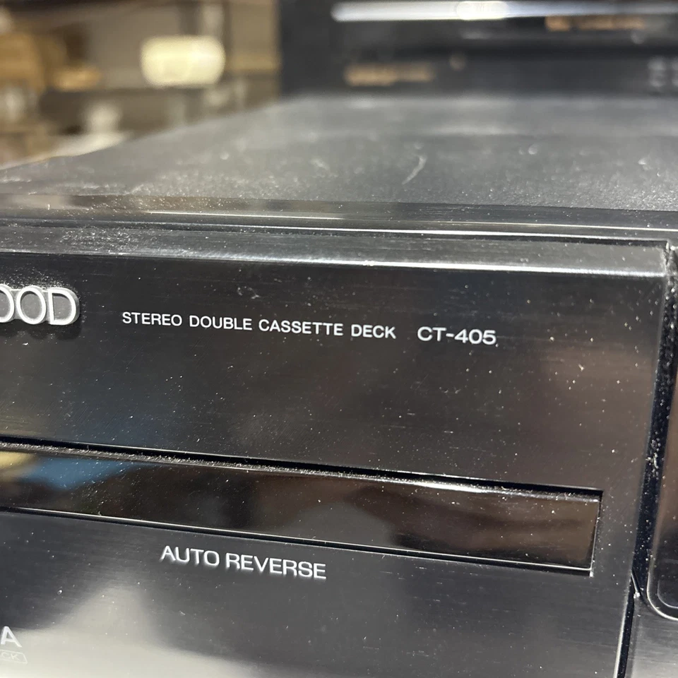 CASSETTE ESTÉREO KENWOOD CT-405 reverso automático, para piezas/restauración Foto 4 de 4