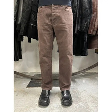 Helmut Lang FW2000 vintage brown denim - straight fit - 32W