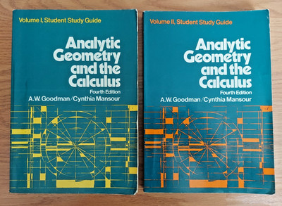 Analytic Geometry and the Calculus Student Study Guide Vol. 1, 2 Fourth Edition