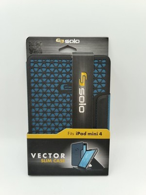 Vector Slim Case for iPad Mini 4 - Blue/Black webbed Nylon - New