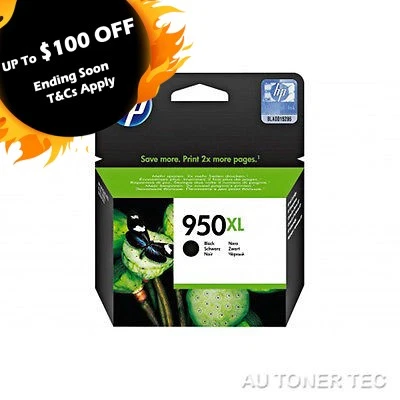 HP Genuine CN045AA #950XL BLACK Ink->Officejet Pro 8100 8600 8620 251dw 276dw - Picture 1 of 1