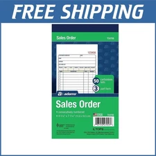 3-Part Carbonless Sales Order Book, 12 Pack - Perfect for Business Efficiency