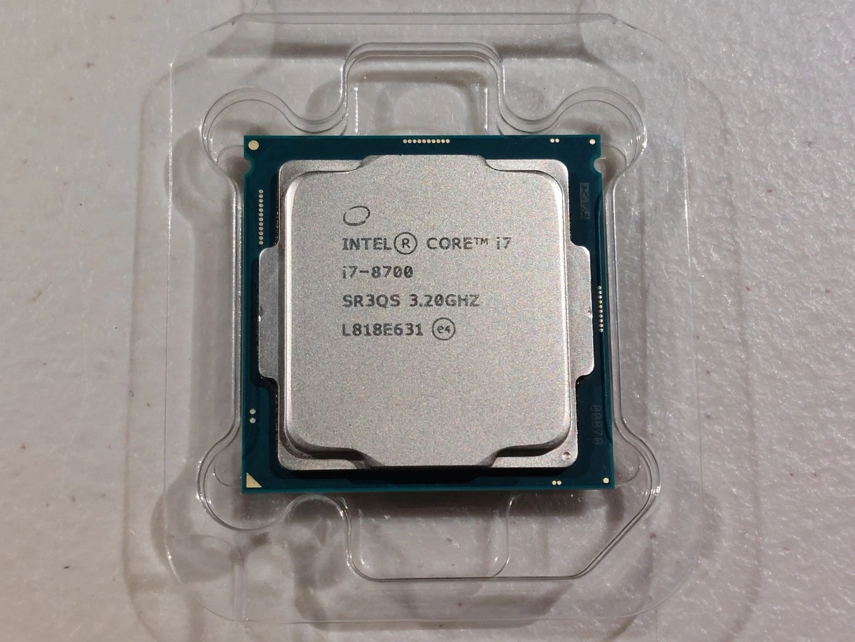 Intel Core i7-8700 Processor Model LGA 1151/H4 Socket Type 6 Core