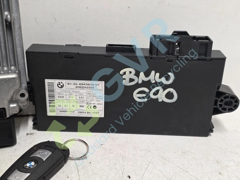 BMW 3 SERIES 320D SE MK5 (E90) 2005-2007 Engine ECU Kit M47 7803373 - Image 2 of 4