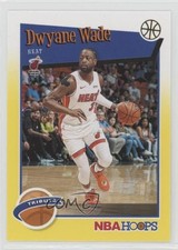 2019-20 Panini NBA Hoops Hoops Tribute Yellow Dwyane Wade #287 HOF 15fy