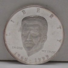 John F. Kennedy Jr. 1960-1999 Memorial 1 oz. .999 Silver Round