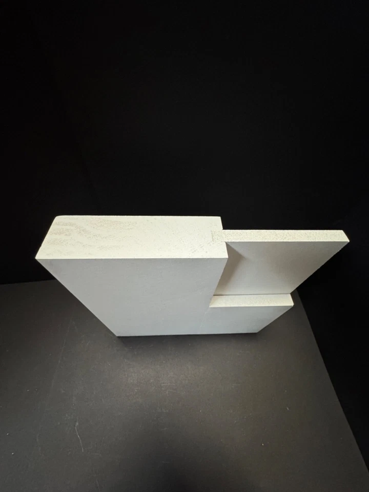 Coctelera de misión plana de 5 paneles Prehung imprimada estilo y riel puertas de madera de núcleo macizo Foto 4 de 4