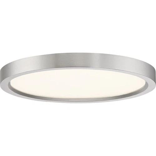 Outskirts - 16W LED Flush Mount-1 Inch Tall and 11 Inch Wide-Fresco Finish Flush - Picture 2 of 12