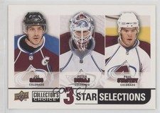 2008 Collector's Choice 3 Star Selections Joe Sakic Peter Budaj Paul Stastny 8sr