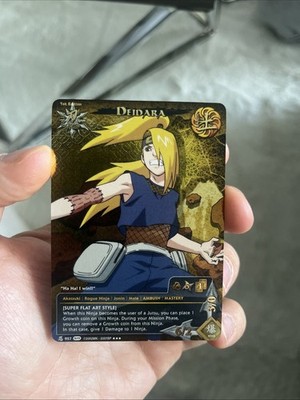 Naruto Tcg Ccg Card Deidara Full Art Super Rare 957 Nm 1st Edition 