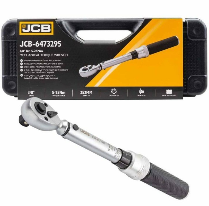 Jcb 3/8" Mechanical Torque Wrench (5–25 Nm) | -6473295 - Image 2