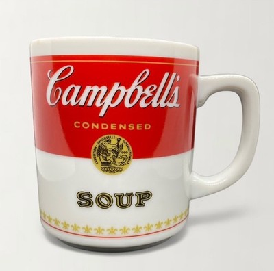 Campbell's Soup VTG Genuine Porcelain Coffee Mug Corning Advertising 1981