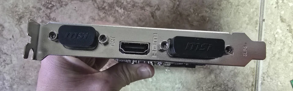 MSI NVIDIA GeForce GT 710 1GB DDR5 LP Low Profile Graphics Card HDMI DVI VGA - Image 4 of 4