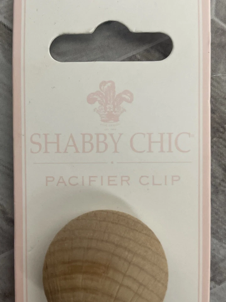 Shabby Chic Cream Macrame Accent Decorative Pacifier Strap Infant/Toddler Unisex - Image 3 of 4