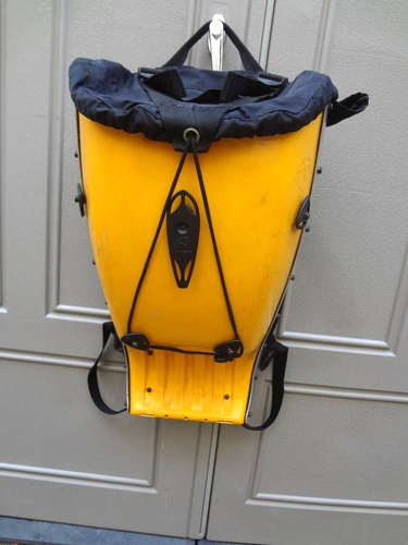 Boblbee 20L Yellow Protective Hard Shell Back Pack Motorcycle Rucksack