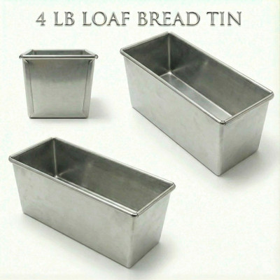 EUROTINS Brot Laibform Backform Profi Backform 1 Pfund, 2 Pfund, 3 Pfund, 4 Pfund, 5 Pfund