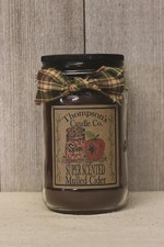 Thompson's Candle mcsm Mulled Cider Small Mason Jar Candle