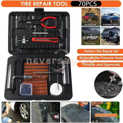 #ad 70PCS Tire Repair Kit Heavy Duty Tire Plug Kit Tire Patch Kit for Fix a Flat $18.59