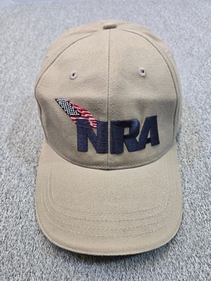 NRA Baseball Hat   Adjustable Hook & Loop Cap   Embroidered Logo