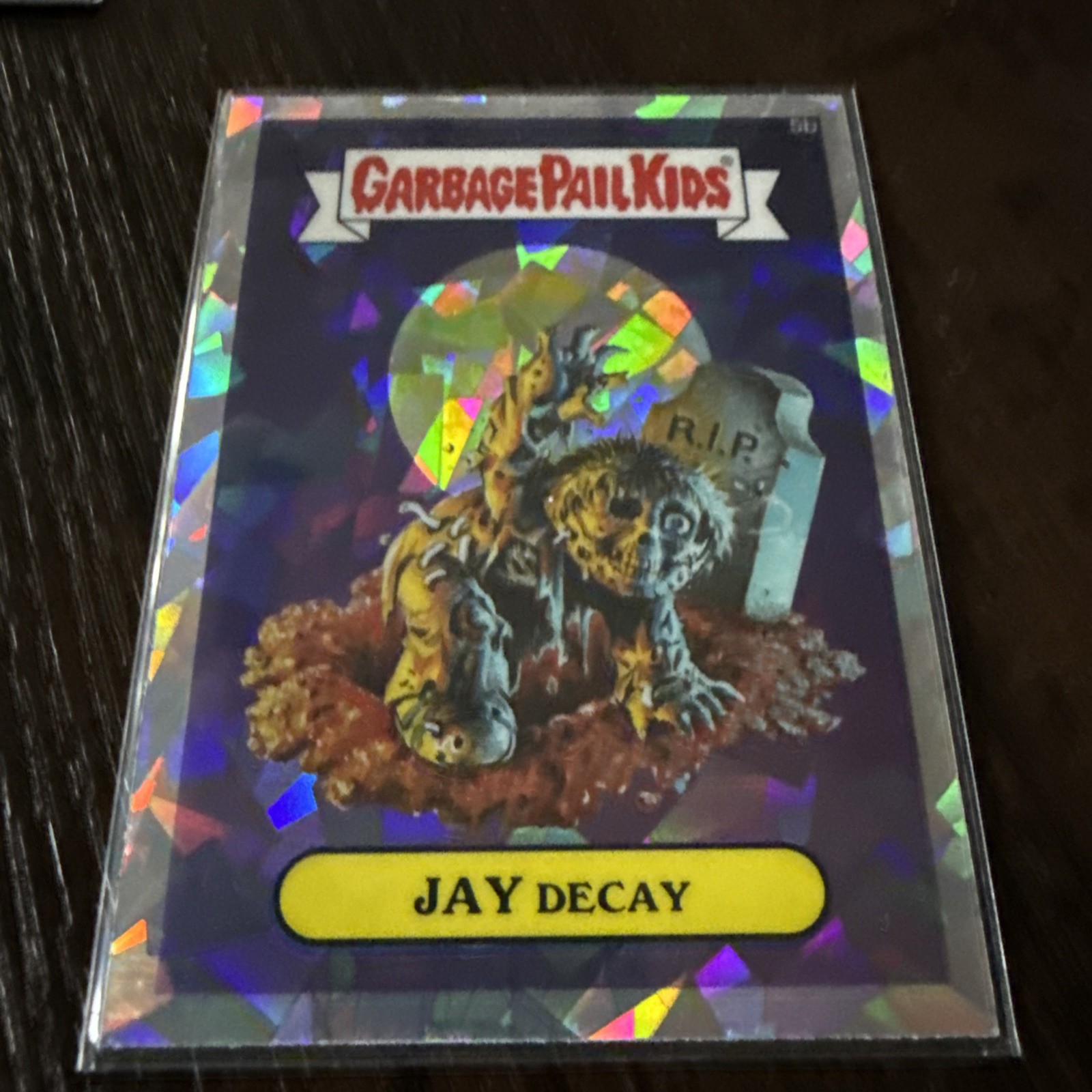 2013 Garbage Pail Kids Chrome - atomic  REFRACTOR  - Jay Decay 5b -