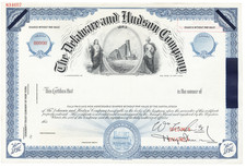 La Compagnie du Delaware et de l'Hudson. Certificat de stock.