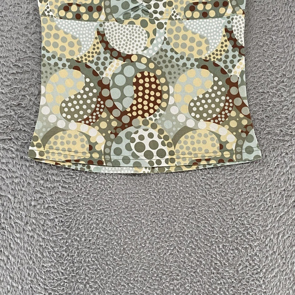 Женская майка Prana Babydoll средний размер зеленая с перекрестной спинкой бюстгальтер для йоги сделано в США - Изображение 3 из 4