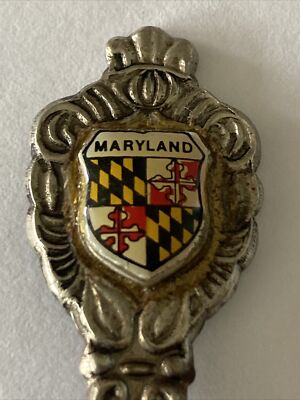 Vintage Souvenir Spoon US Collectible Maryland