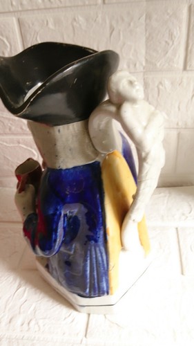 Early Antique Staffordshire Toby Jug. 18th Century ? Quality Made Piece - Picture 7 of 12