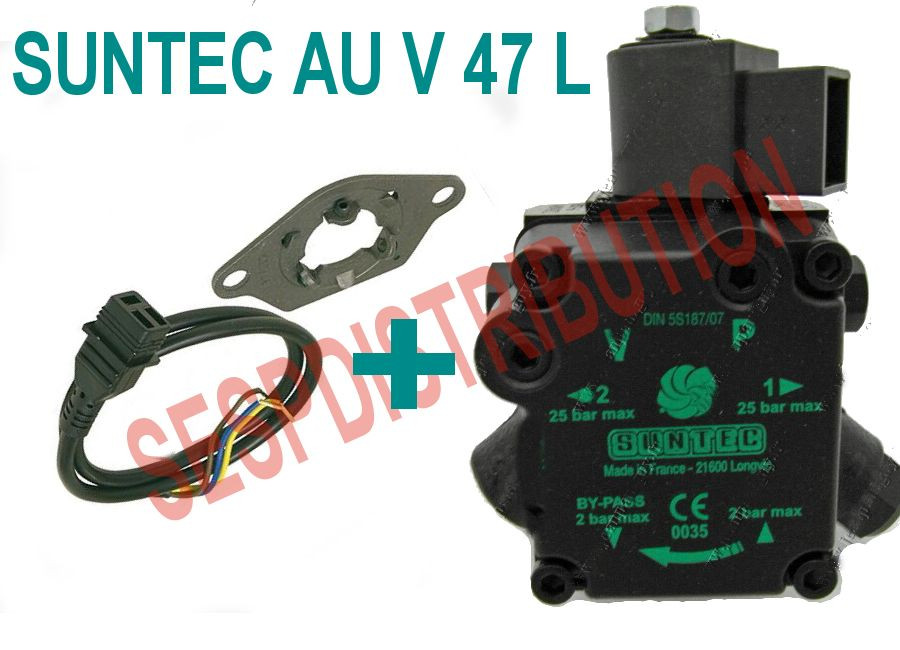 Pompe SUNTEC AU V 47 L avec cablage pour entretien et depannage de chaudiere