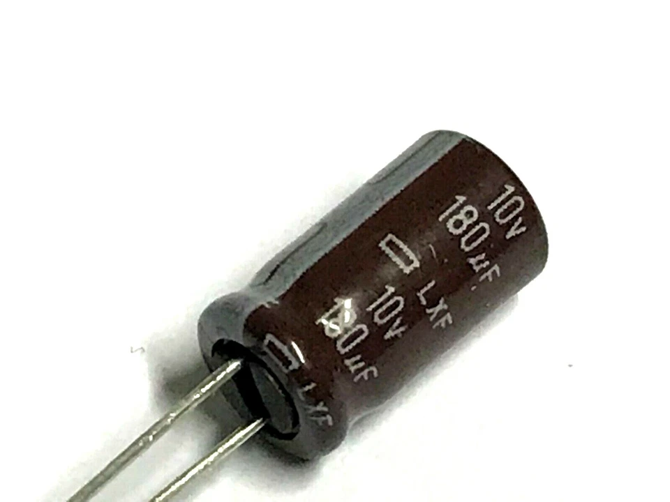 180uF, 180µF, 10V, 105°, 20%, RM2,5, Elko, Nippon, ELXY100ELL181MFB, 200 Stück - Bild 3 von 4