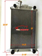 4 Row Aluminum Radiator For 1937-1939 1938 Ford Streethot Rod Wflathead V8 Mt