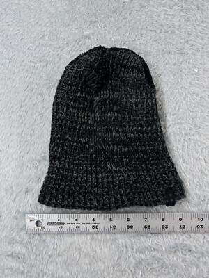 Cotton On Beanie Toque Adult One Size Dark Gray Knit 100% Acrylic
