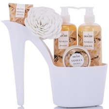 New Heel Shoe Spa Gift Set Vanilla Scented Bath Essentials Gift Basket With Sh