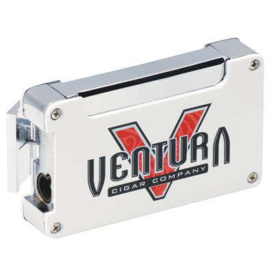 ace ventura cigarette lighter Ventura Cigar Company Single Torch Butane Lighter w/ Cigar Punch - White -  New