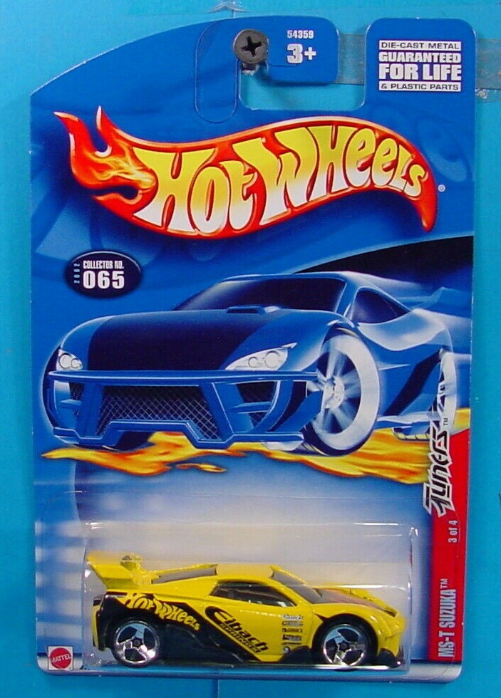 C707 HOT WHEELS 2002 COLLECTOR #65 TUNERS MS-T SUZUKA NEW ON CARD
