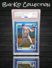 2020 Bowman Chrome Bobby Witt Jr. 1st Mega Box Blue Refractor #'D/150 PSA 10 