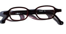 New Vtg 1998 L.A. Eyeworks Retro Eyeglasses Deep Purple Red Subzero 205 Glasses