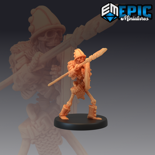 Scheletri - Dungeons and Dragons Miniatures,D&D, Epic Miniatures,Fantasy,Teschi - Foto 7 di 9