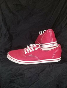 vans red women
