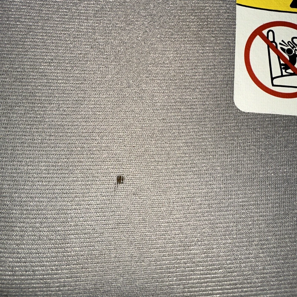 2001 FORD WINDSTAR SINGLE SUN VISORS PAIR GRAY CLOTH W/MIRROR 2001-03 OEM 014715 Foto 4 de 4